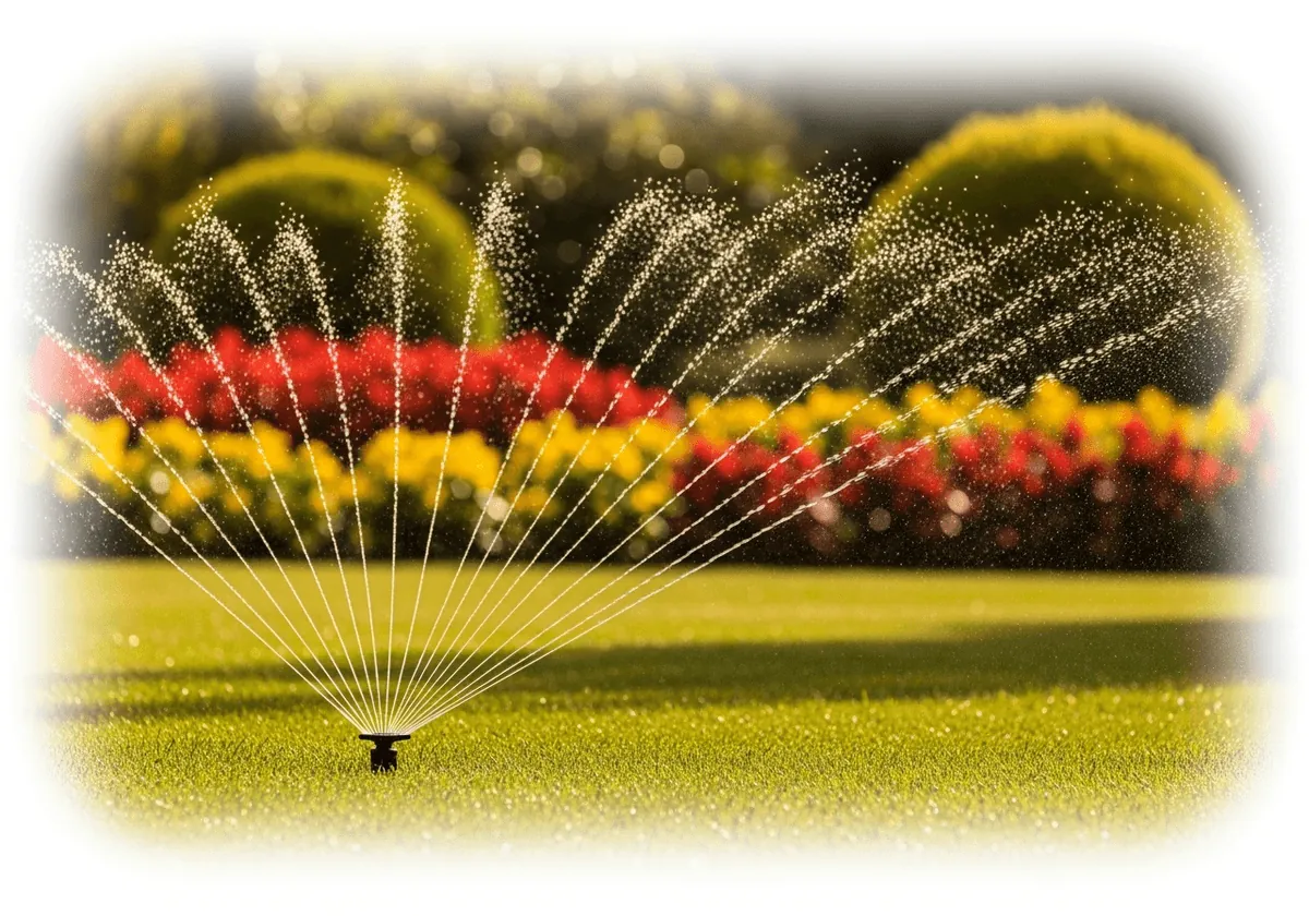 Lawn sprinkler irrigation system